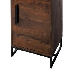 Ars manufacti Colonne de salle de bain Woodston - Acacia massif / Métal - Acacia brun -Meubles de salle de bain Soldes 2022 1000361889 220624 034 DETAILS P000000001000361889