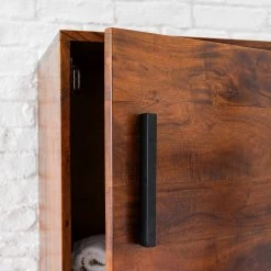 Ars manufacti Colonne de salle de bain Woodston - Acacia massif / Métal - Acacia brun -Meubles de salle de bain Soldes 2022 1000361889 220624 038 DETAILS P000000001000361889