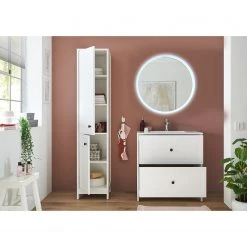 Ridgevalley Colonne de salle de bain Hovden - Blanc mat -Meubles de salle de bain Soldes 2022 1000364045 220809 022 MOOD DETAILS P000000001000364045 mood