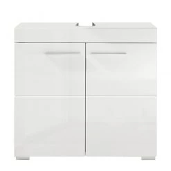 Trendteam Salle de bain Amanda IV (3 éléments) - Blanc brillant / Blanc -Meubles de salle de bain Soldes 2022 badezimmerset madie iii 2 teilig hochglanz weiss weiss 5069932 1