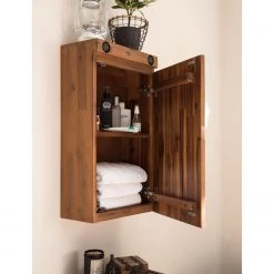 Ars manufacti Armoire suspendue Manchester - Partiellement en acacia massif -Meubles de salle de bain Soldes 2022 haengeschrank manchester akazie teilmassiv 4915704