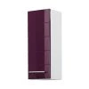 Giessbach Armoire suspendue Rosary - Aubergine brillant / Blanc -Meubles de salle de bain Soldes 2022 haengeschrank rosary hochglanz aubergine weiss 341042