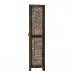 Wolf-Möbel Armoire Goa II - Acacia massif - Multicolore -Meubles de salle de bain Soldes 2022 hochschrank goa ii akazie massiv mehrfarbig 4847200