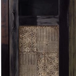 Wolf-Möbel Armoire Goa II - Acacia massif - Multicolore -Meubles de salle de bain Soldes 2022 hochschrank goa ii akazie massiv mehrfarbig 4847208