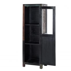 Wolf-Möbel Armoire Goa II - Acacia massif - Multicolore -Meubles de salle de bain Soldes 2022 hochschrank goa ii akazie massiv mehrfarbig 4847212
