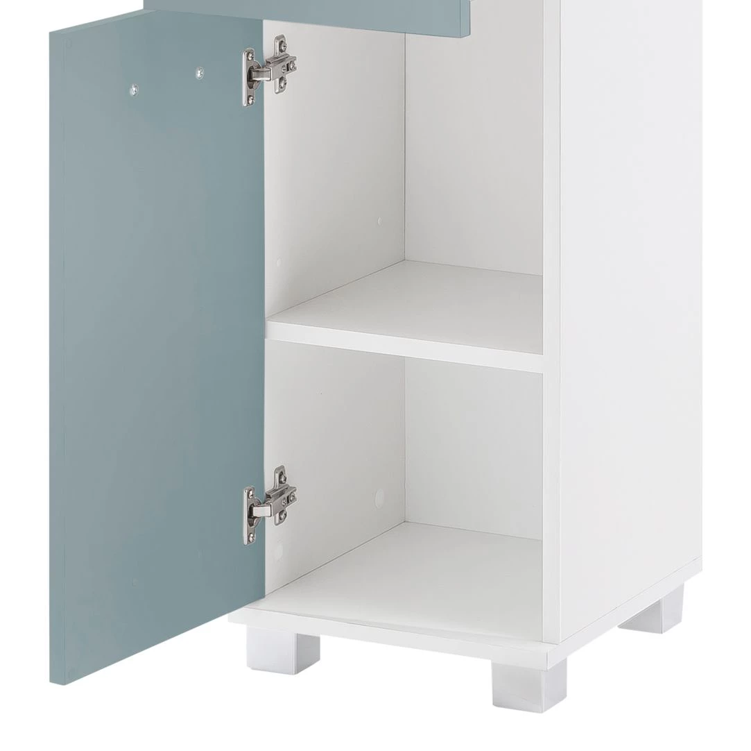 Schildmeyer Armoire Lumo - Blanc / Bleu colombe 10 Schildmeyer Armoire Lumo - Blanc / Bleu colombe – Image 8