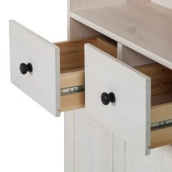 Maison Belfort Armoire haute Senna I - Pin massif - Blanc / Havanna 15 Maison Belfort Armoire haute Senna I - Pin massif - Blanc / Havanna -Meubles de salle de bain Soldes 2022 hochschrank senna ii kiefer massiv weiss havanna 299554