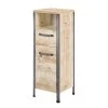 Schildmeyer Armoire midi Harkon II - Imitation chêne clair -Meubles de salle de bain Soldes 2022 midischrank harkon ii eiche findus dekor 5014808