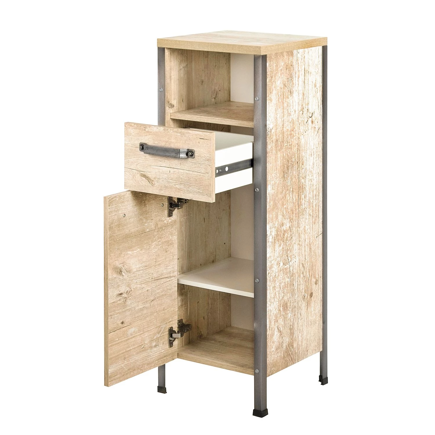 Schildmeyer Armoire midi Harkon II - Imitation chêne clair 6 Schildmeyer Armoire midi Harkon II - Imitation chêne clair – Image 4