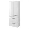 Giessbach Armoire de salle de bain Kopenhagen - Blanc brillant - Largeur : 50 cm -Meubles de salle de bain Soldes 2022 midischrank kopenhagen hochglanz weiss weiss 50 cm 4471536