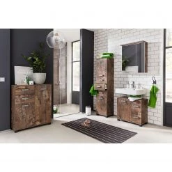 Schildmeyer Armoire midi Milan II - Imitation chêne du Panama -Meubles de salle de bain Soldes 2022 midischrank milan ii eiche panama dekor 4379304