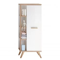 Pelipal Armoire midi Quickset 923 - Blanc / Imitation chêne Riviera