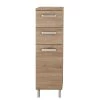 Pelipal Armoire midi Quickset 313 - Imitation chêne San Remo -Meubles de salle de bain Soldes 2022 midischrank offenbach eiche sanremo dekor 30 cm 4446332