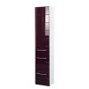 Giessbach Armoire midi Rosary I - Aubergine brillant / Blanc 2 Giessbach Armoire midi Rosary I - Aubergine brillant / Blanc -Meubles de salle de bain Soldes 2022 midischrank rosary i hochglanz aubergine weiss 341055