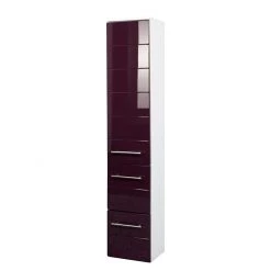Giessbach Armoire midi Rosary I - Aubergine brillant / Blanc