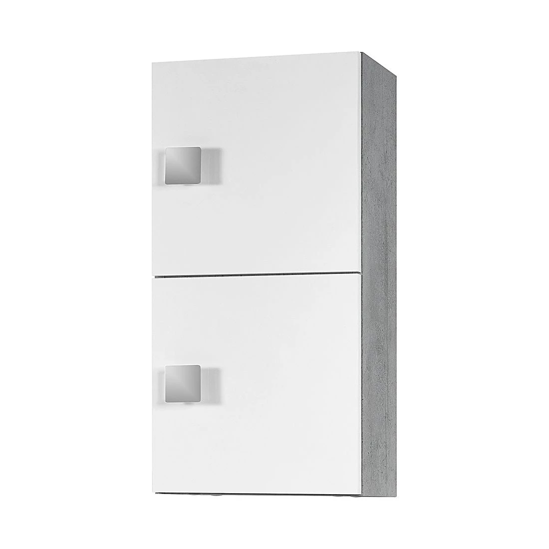 Schildmeyer Placard suspendu Genf - Blanc brillant / Gris 2 portes 3 Schildmeyer Placard suspendu Genf - Blanc brillant / Gris 2 portes