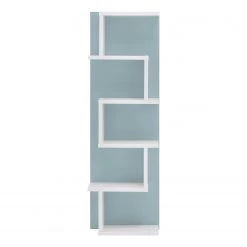 Schildmeyer Étagère suspendue Lumo - Blanc / Bleu colombe -Meubles de salle de bain Soldes 2022 regal lumo 4482520