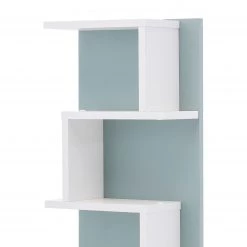 Schildmeyer Étagère suspendue Lumo - Blanc / Bleu colombe -Meubles de salle de bain Soldes 2022 regal lumo 4482524