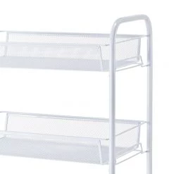 Zeller Desserte Niilo - Blanc -Meubles de salle de bain Soldes 2022 rollwagen niilo weiss 300409