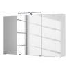 Giessbach Armoire de toilette Cardiff - (avec éclairage) - Blanc - Largeur : 100 cm -Meubles de salle de bain Soldes 2022 spiegelschrank cardiff hochglanz weiss weiss 100 cm 5183532
