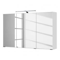 Giessbach Armoire de toilette Cardiff - (avec éclairage) - Blanc - Largeur : 100 cm