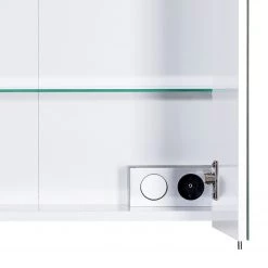 Schildmeyer Armoire miroir Dusty II (avec éclairage) - Blan 10 Schildmeyer Armoire miroir Dusty II (avec éclairage) - Blan -Meubles de salle de bain Soldes 2022 spiegelschrank dusty inkl beleuchtung hochglanz weiss 60 cm 4146828