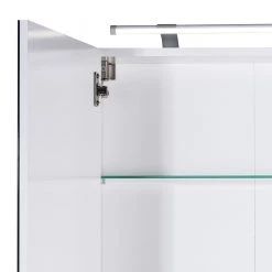 Schildmeyer Armoire miroir Dusty II (avec éclairage) - Blan 9 Schildmeyer Armoire miroir Dusty II (avec éclairage) - Blan -Meubles de salle de bain Soldes 2022 spiegelschrank dusty inkl beleuchtung hochglanz weiss 60 cm 4146832