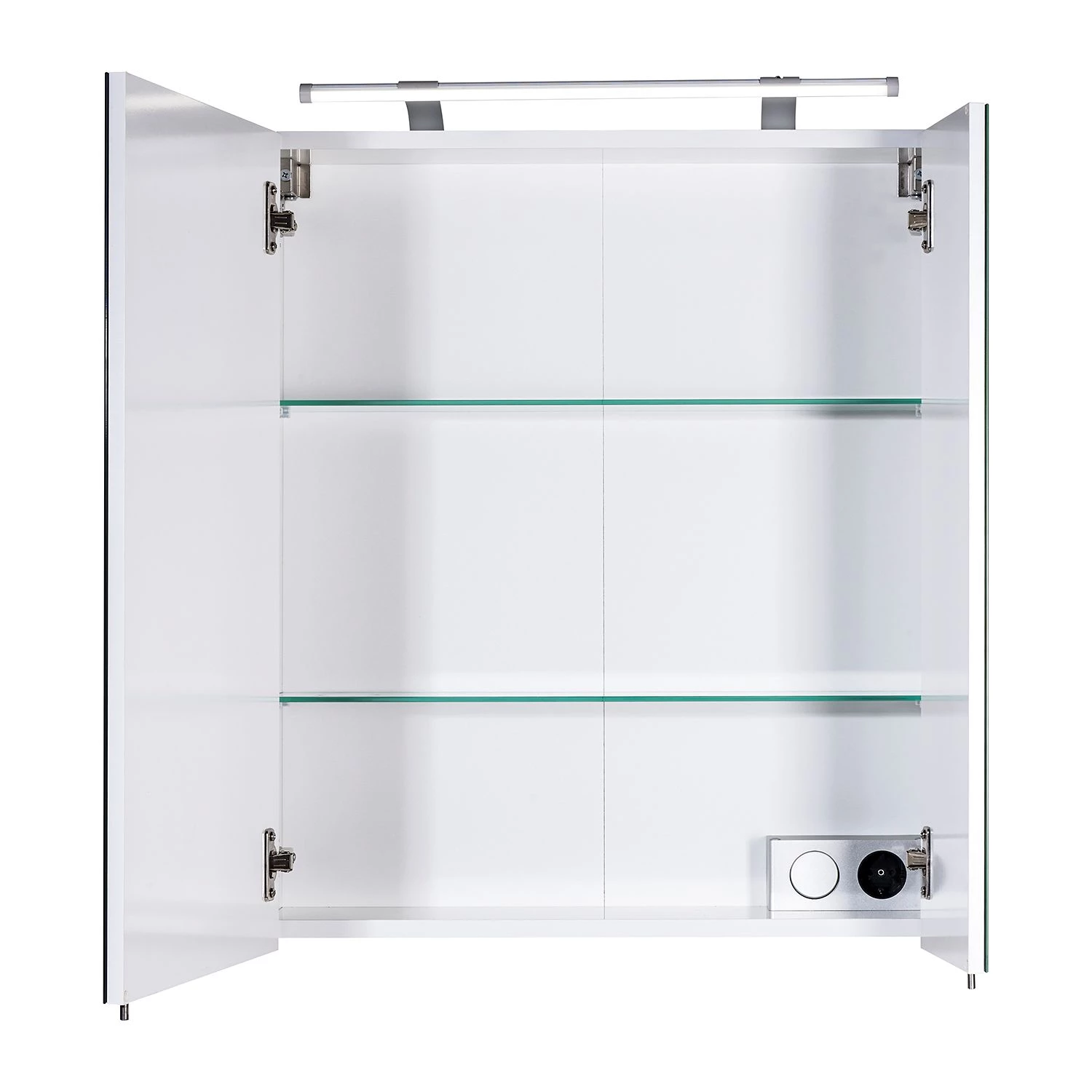 Schildmeyer Armoire miroir Dusty II (avec éclairage) - Blan 4 Schildmeyer Armoire miroir Dusty II (avec éclairage) - Blan – Image 2