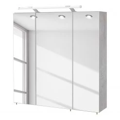 Schildmeyer Armoire à glace Genf IV - Gris pierre