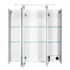 Schildmeyer Armoire à glace Genf IV - Gris pierre -Meubles de salle de bain Soldes 2022 spiegelschrank genf steingrau 1176610