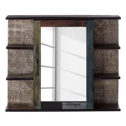 Wolf-Möbel Armoire à glace Goa - Acacia massif - Multicolore -Meubles de salle de bain Soldes 2022 spiegelschrank goa akazie massiv mehrfarbig 4847148