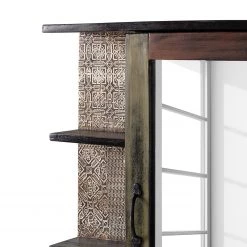 Wolf-Möbel Armoire à glace Goa - Acacia massif - Multicolore -Meubles de salle de bain Soldes 2022 spiegelschrank goa akazie massiv mehrfarbig 4847160