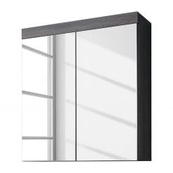 Trendteam Armoire à miroir Miami - Imitation chêne gris cendré
