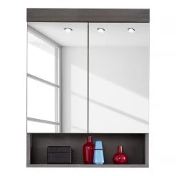 Trendteam Salle de bain Runner (3 éléments) - Argent cendré -Meubles de salle de bain Soldes 2022 spiegelschrank runner by trendteam rauchsilber 5089284