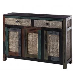 Wolf-Möbel Armoire basse Goa - Acacia massif - Multicolore