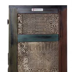 Wolf-Möbel Armoire basse Goa - Acacia massif - Multicolore -Meubles de salle de bain Soldes 2022 unterschrank goa akazie massiv mehrfarbig 4847184
