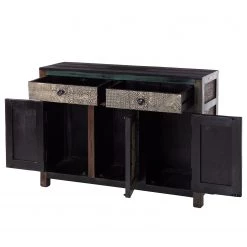 Wolf-Möbel Armoire basse Goa - Acacia massif - Multicolore -Meubles de salle de bain Soldes 2022 unterschrank goa akazie massiv mehrfarbig 4847188