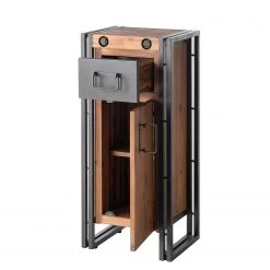 Ars manufacti Armoire basse Manchester - Partiellement en acacia massif / Métal -Meubles de salle de bain Soldes 2022 unterschrank manchester akazie teilmassiv metall 4874748