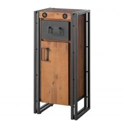 Ars manufacti Armoire basse Manchester - Partiellement en acacia massif / Métal