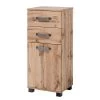 Schildmeyer Armoire midi Milan I - Imitation chêne Maison de campagne