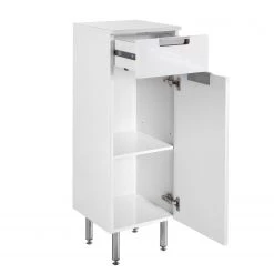 Schildmeyer Armoire basse Romana - Blanc brillant -Meubles de salle de bain Soldes 2022 unterschrank romana hochglanz weiss 4560444