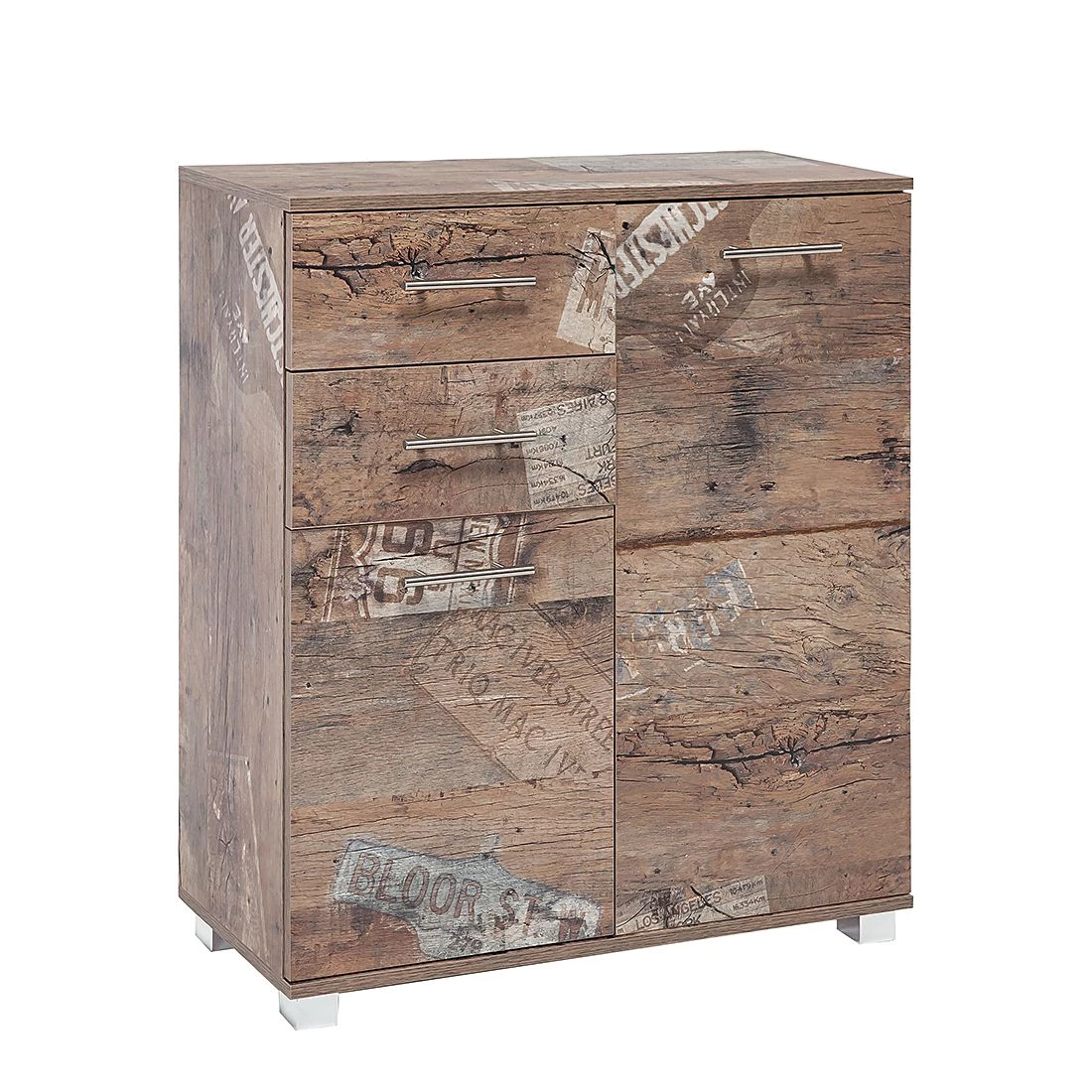 Schildmeyer Armoire basse Smilla II - Imitation chêne de Panama 3 Schildmeyer Armoire basse Smilla II - Imitation chêne de Panama