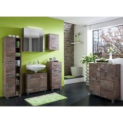 Schildmeyer Armoire basse Smilla II - Imitation chêne de Panama 7 Schildmeyer Armoire basse Smilla II - Imitation chêne de Panama -Meubles de salle de bain Soldes 2022 unterschrank smilla ii panama eiche dekor 351551