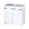 Schildmeyer Meuble sous lavabo Dusty - Blanc -Meubles de salle de bain Soldes 2022 waschbeckenunterschrank dusty weiss 352139