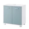 Schildmeyer Meuble sous vasque Lumo I - Blanc / Bleu colombe 1 Schildmeyer Meuble sous vasque Lumo I - Blanc / Bleu colombe -Meubles de salle de bain Soldes 2022 waschbeckenunterschrank lumo i 4482200