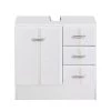 Giessbach Meuble sous vasque Lund - Blanc -Meubles de salle de bain Soldes 2022 waschbeckenunterschrank lund weiss 1329446