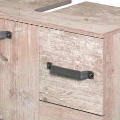 Schildmeyer Meuble sous-vasque Milan - Imitation chêne de Findus -Meubles de salle de bain Soldes 2022 waschbeckenunterschrank milan eiche findus dekor 4379000