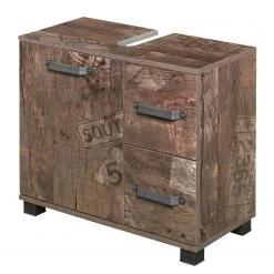 Schildmeyer Meuble sous-vasque Milan - Imitation chêne du Panama