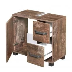 Schildmeyer Meuble sous-vasque Milan - Imitation chêne du Panama -Meubles de salle de bain Soldes 2022 waschbeckenunterschrank milan eiche panama dekor 4379096