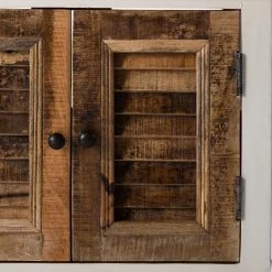 Maison Belfort Meuble sous-vasque Newhaven - Manguier partiellement massif - Manguier / Blanc -Meubles de salle de bain Soldes 2022 waschbeckenunterschrank newhaven mango teilmassiv mango weiss 5042264